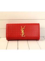 2015 Yves Saint Laurent new model clutch 9939 red JH08450TV86