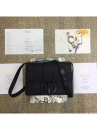 AAA 1:1 Dior 30 MONTAIGNE CALFSKIN BAG M92030 black JH07134Lg12