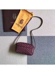 AAA 1:1 Goyard Calfskin Leather Shoulder Bag 6788 Wine JH06648Dt62