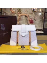 AAA 1:1 Goyard Y Doodling Calfskin Leather Tote Bag 9956 White JH06677WE81