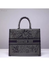 AAA DIOR BOOK TOTE BAG IN EMBROIDERED CANVAS M1286ZJOE JH07256bB27