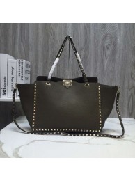 AAA VALENTINO Rockstud large tote 0973 Khaki JH09747Nk89