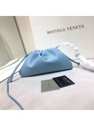 AAAAA Imitation Bottega Veneta Nappa lambskin soft Shoulder Bag 98057 light blue JH09227wA64