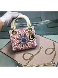 AAAAA Imitation MINI LADY DIOR EMBROIDERED BAG M0598CRMH-4 JH07248QQ66