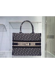 AAAAA Imitation SMALL DIOR BOOK TOTE blue Dior Oblique Embroidered Velvet M1287Z JH06867wA64
