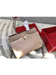 AAAAA Imitation VALENTINO Candy Rockstud quilted leather shoulder bag 0650L pink JH09817wA64