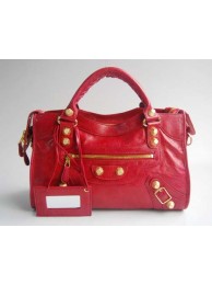 Balenciaga "Giant City" Bag Jester Red Gold 084332B JH09535qZ31