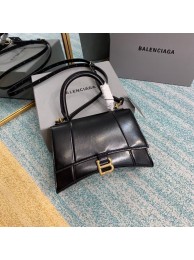 Balenciaga HOURGLASS SMALL TOP HANDLE BAG B108895-1 black JH09382BM34