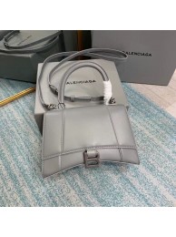 Balenciaga HOURGLASS SMALL TOP HANDLE BAG B108895-1 grey JH09373DW49