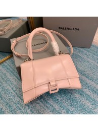 Balenciaga HOURGLASS SMALL TOP HANDLE BAG B108895-1 PINK JH09389JM27