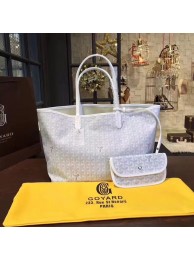 Best Replica Goyard Y Doodling Calfskin Leather Tote Bag 36987 light gray JH06682sm35