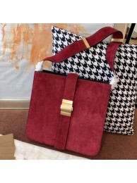Bottega Veneta Original velvet Leather 578344 Burgundy JH09250qa98