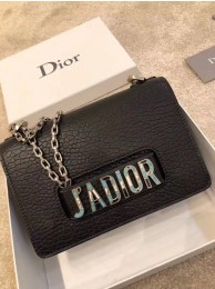 Cheap JADIOR FLAP BAG IN BLACK CALFSKIN M9000 JH07428Ky58