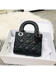 Cheap MINI LADY DIOR BAG CALFSKIN M0598S black JH07512pG43