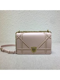 Dior DIORAMA BAG STUDDED LAMBSKIN M0422 pink JH07600jn49