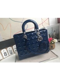 Dior GROTE LADY DIOR-TAS VAN LAMSLEER CAL44560 blue JH07342Oj66