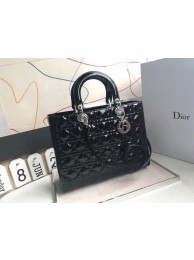 Dior GROTE LADY DIOR-TAS VAN LAMSLEER CBL44560 black JH07341Au34