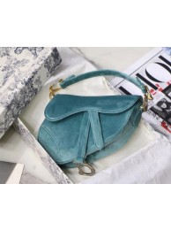 Dior MINI SADDLE BAG M447S Velvet green JH07203FA31
