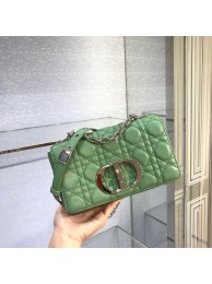 Dior SMALL DIOR CARO BAG Soft Cannage Calfskin M9241 green JH06804Bi78