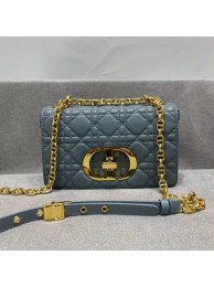 Dior SMALL DIOR CARO BAG Soft Cannage Calfskin M9241 grey JH06816AS50