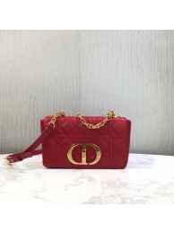 Dior SMALL DIOR CARO BAG Soft Cannage Calfskin M9241 red JH06813uF26