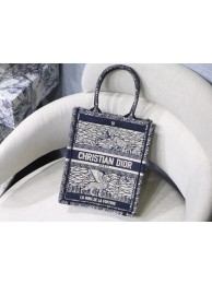 Fashion SUN VERTICAL DIOR BOOK TOTE TAROT EMBROIDERED CANVAS BAG M1272Z-4 JH07114EB73