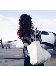 Goyard Calfskin Leather Tote Bag 6783 White JH06656Js15