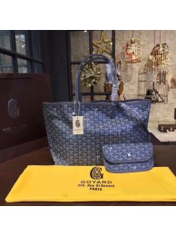 Goyard Y Doodling Calfskin Leather Tote Bag A36987 blue JH06679SP97