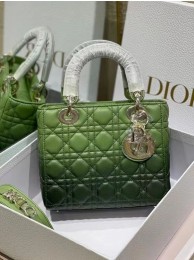 High Imitation LADY DIOR MY ABCDIOR BAG green Gradient Cannage Lambskin M0538OS JH06735mt35