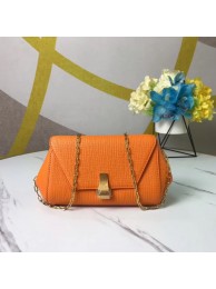 Imitation Bottega Veneta Original Leather Mini Chain Bag BV6700 yellow JH09238yF79