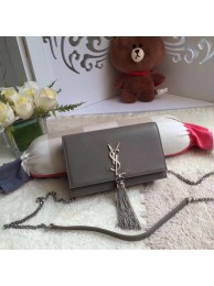 Imitation Yves Saint Laurent Monogramme Cross-body Shoulder Bag 8011 Grey JH08287Ru69