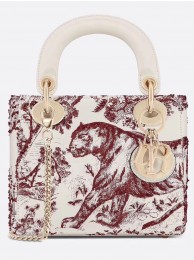 MINI LADY DIOR-TAS TOILE DE JOUY M0505OSNH JH07367ui32