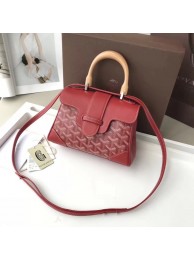 Replica Goyard Calfskin Leather Mini Tote Bag 9955 Red JH06665sU34