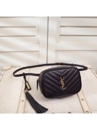 SAINT LAURENT Cowhide Pocket 534817 black JH08013ah31