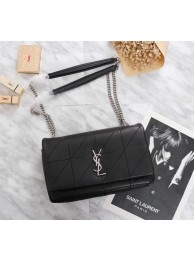 SAINT LAURENT Jamie monogram leather shoulder bag A2833 black JH08008Zg66