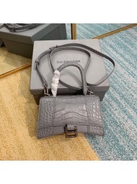 Top Balenciaga Hourglass XS Top Handle Bag 28331S grey JH09367Tj43