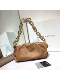 Top Bottega Veneta Nappa lambskin soft Shoulder Bag 620230 brown JH09230aw17