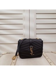 Top SAINT LAURENT Sulpice small quilted leather cross-body bag 532662 black JH08011RL31