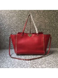 VALENTINO Rockstud large tote 0973 red JH09750SU58